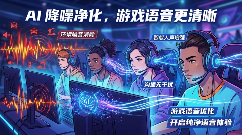 声网AI降噪技术让游戏语音清晰