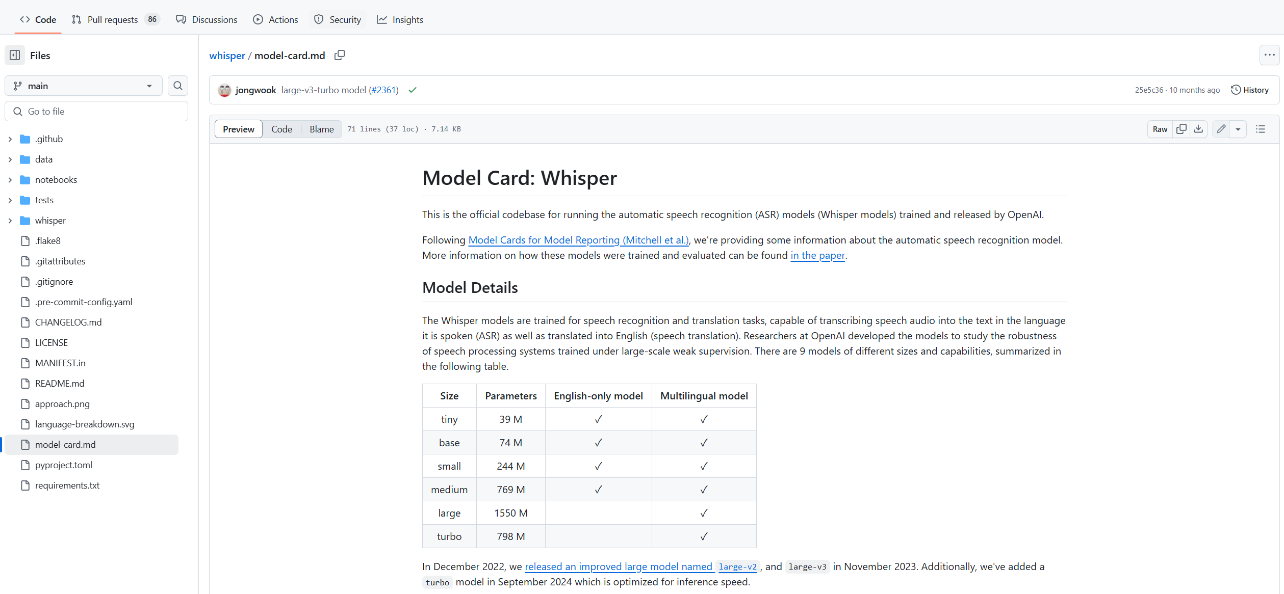 Whisper open api