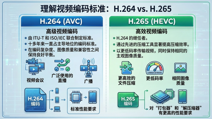 介绍H.264和H.265