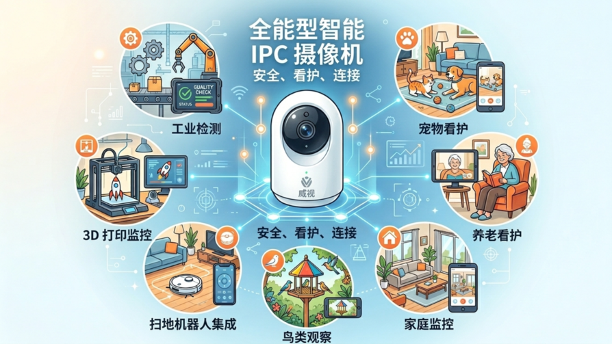 IPC 是什么？一文读懂网络摄像机的定义、组成与应用场景