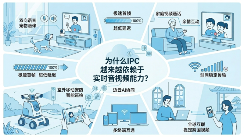 IPC 为什么越来越依赖实时音视频能力