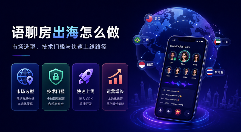 语聊房出海怎么做