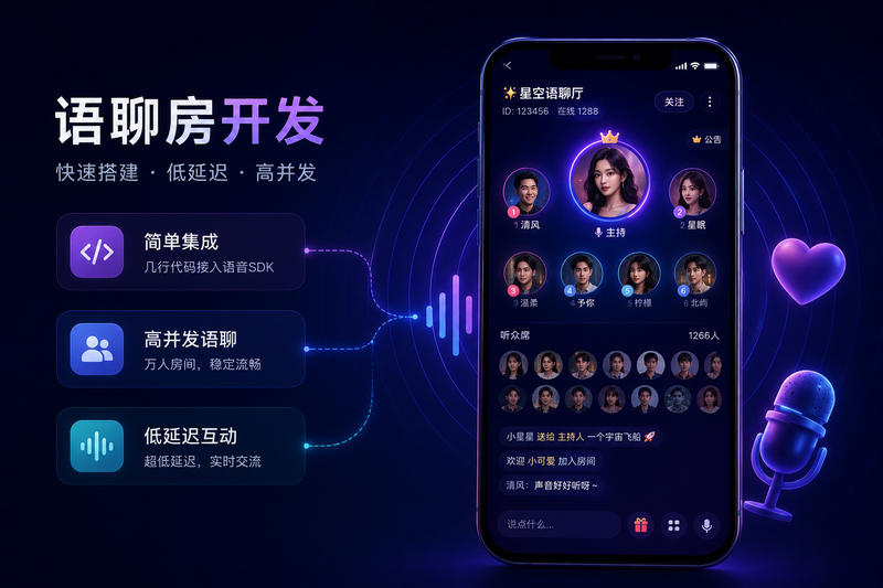 语聊房怎么开发?