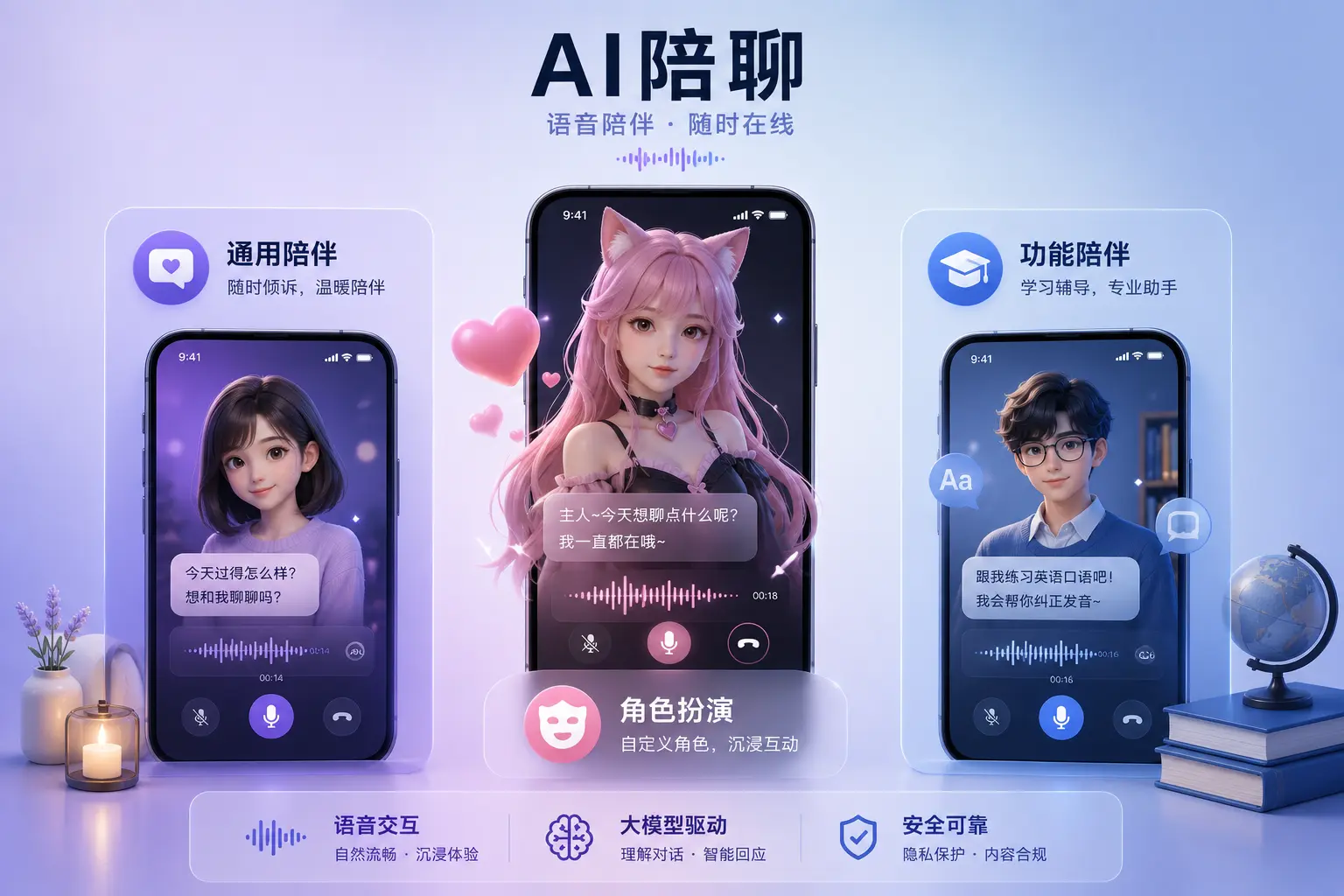 AI陪聊产品形态
