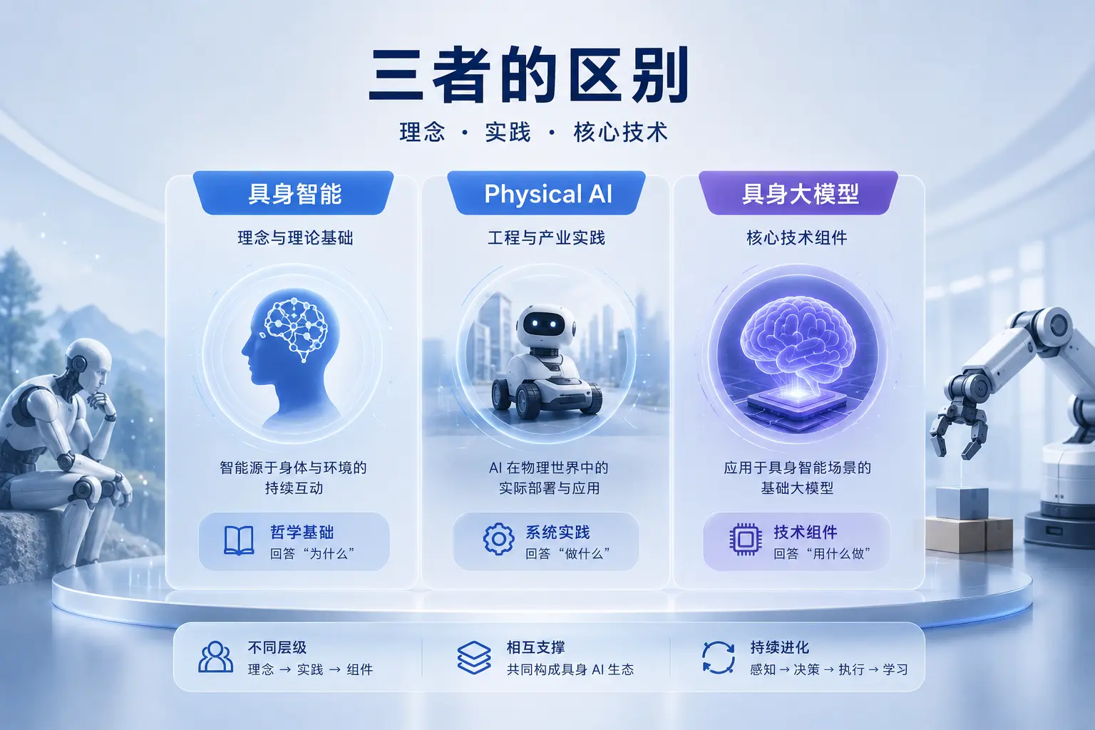 Physical AI、具身智能、具身大模型的区别