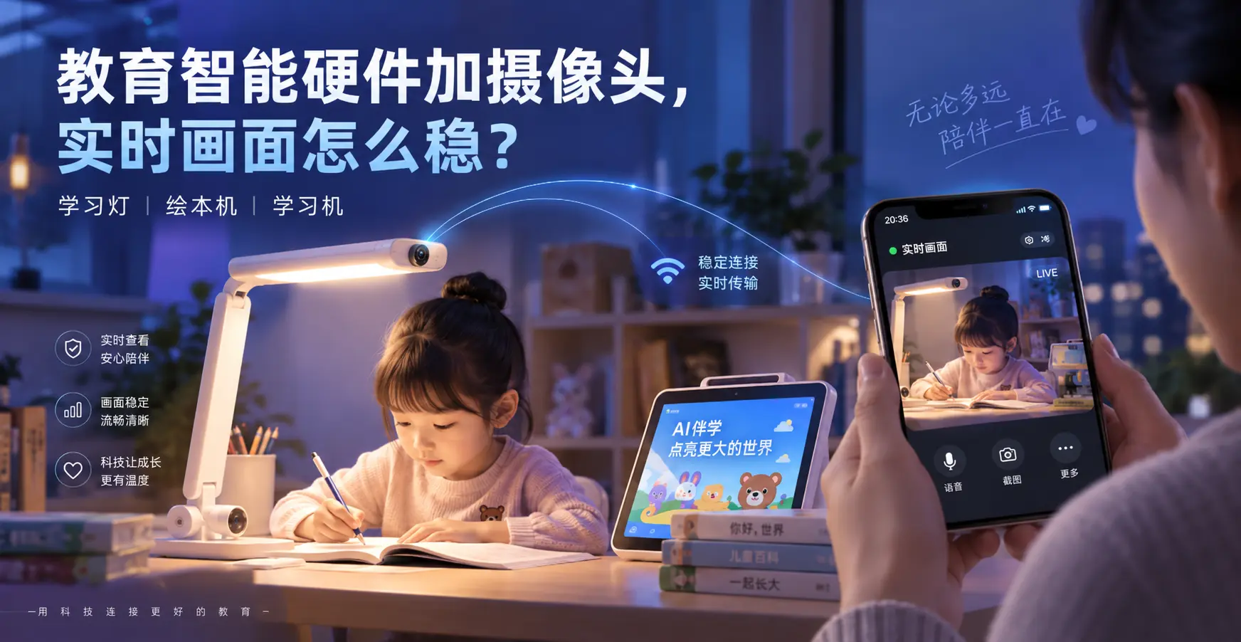 AI伴学台灯