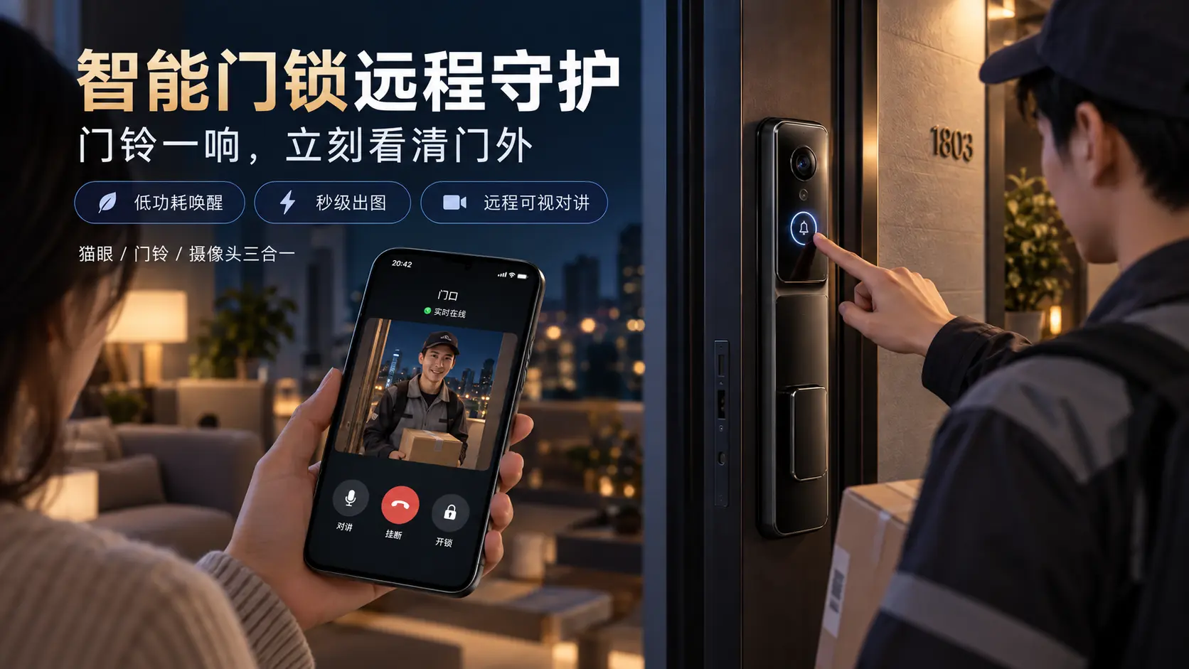 智能门锁为什么也要传实时视频