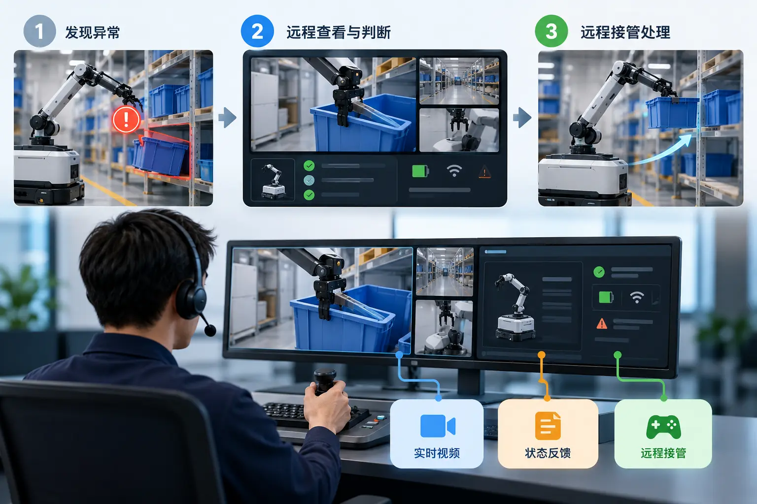 机器人连续工作为什么需要实时交互能力？